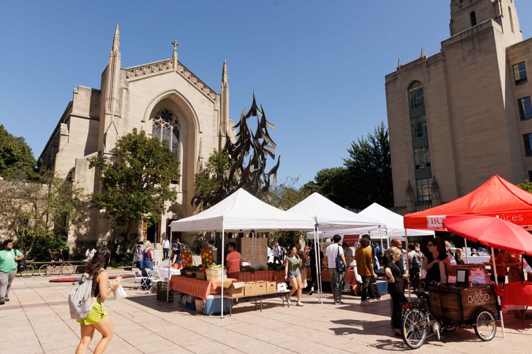 Sustainability Festival on Marsh Plaza in 2023
